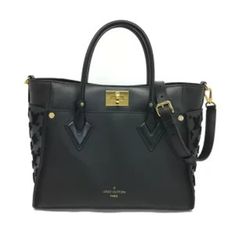 LOUIS VUITTON On My Side Handbag Shoulder Bag Monogram Tuftage